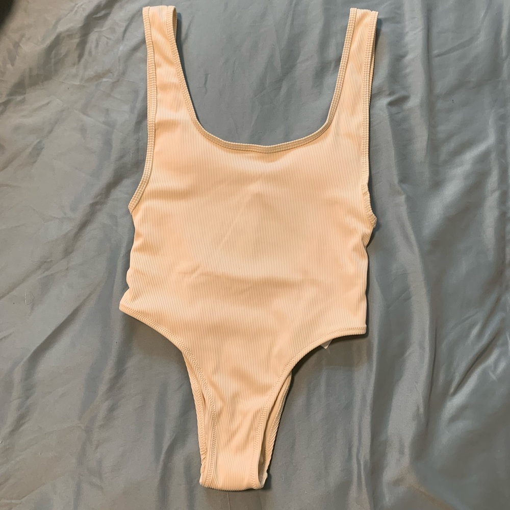 NWOT Zara Ecru Swimsuit